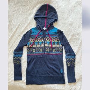 Smartwool Charley Harper Glacier Bay Hooded Sweater